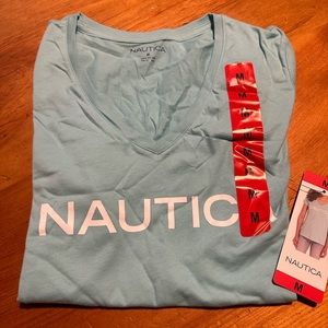 Nautical brand light blue t-shirt